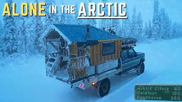 Driving an Old Ford Truck to the Arctic Ocean in -60F/-51C | 5 Days/2,000 miles Winter Camping Alone