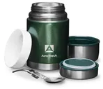 ARCTICA Термос 0,8 л для еды с широким горлом Арктика 306-800А с чехлом и ложкой в комплекте термос