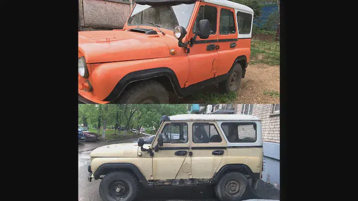 Покраска УАЗа за 1500 рублей