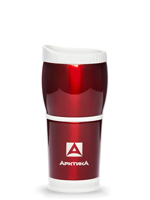 Термокружка Арктика (автомобильная) без ручки, 807-400R (красная), 400 мл-0